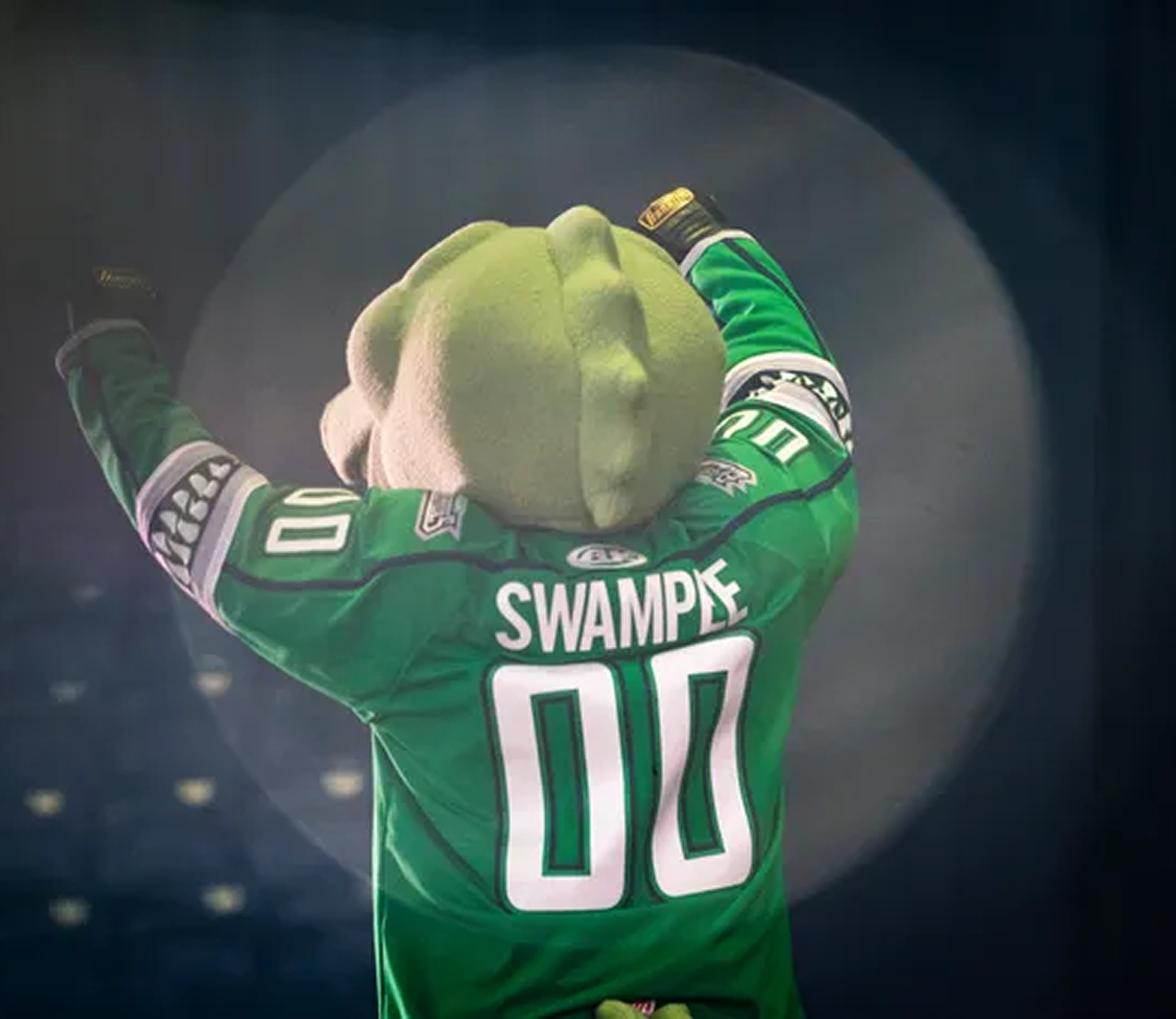 Florida Everblades mascot Swampie